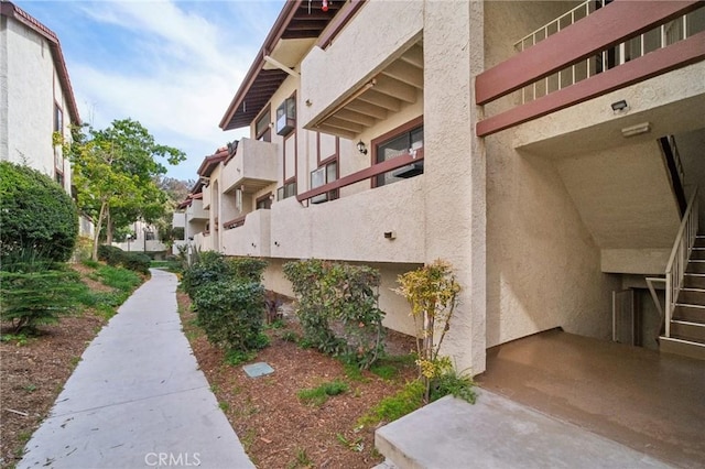 view of property's community with stairway