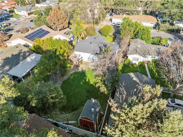 drone / aerial view featuring a residential view