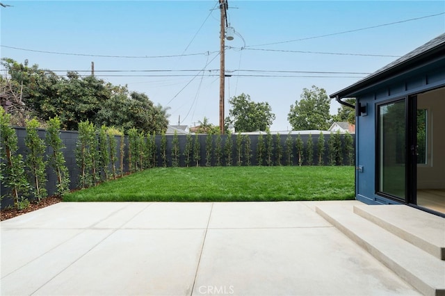 view of patio / terrace featuring a fenced backyard