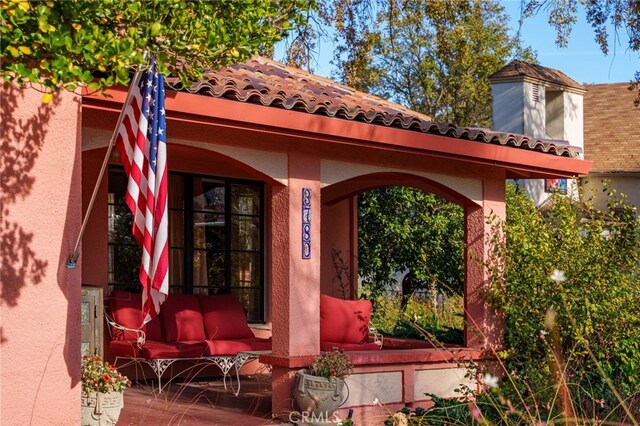 view of patio