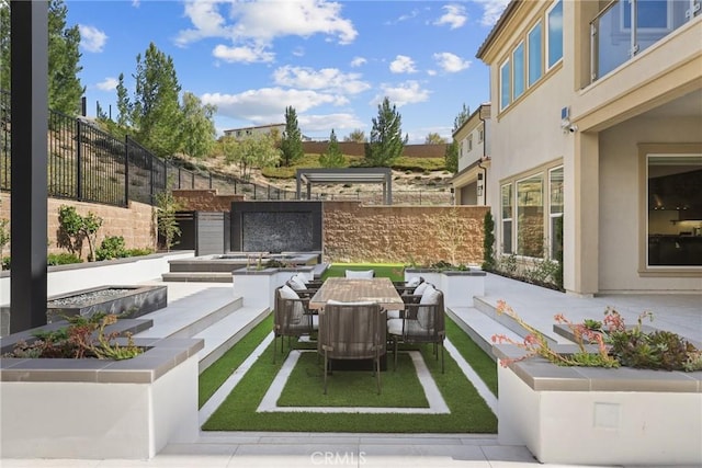 20535 W Bluebird Ct, Porter Ranch, CA 91326 - view of yard with fence and a patio