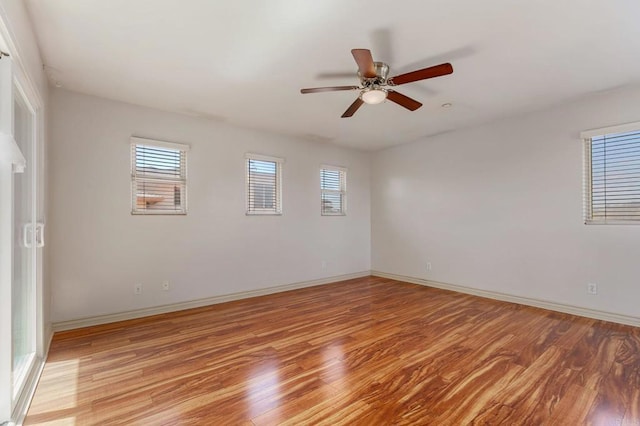 137 Jupiter St, Encinitas, CA 92024 - spare room featuring healthy amount of natural light, light wood finished floors, and a ceiling fan
