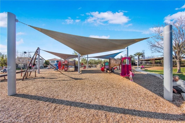 view of communal playground