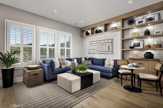 9522 N Andora Ave, Chatsworth, CA 91311 - living room with recessed lighting and wood finished floors
