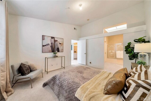 bedroom featuring carpet flooring