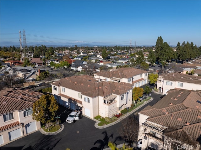 birds eye view of property featuring a residential view