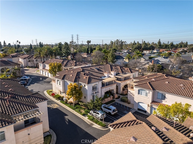 birds eye view of property featuring a residential view