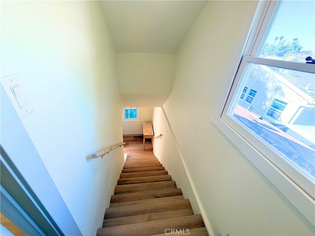 view of stairway