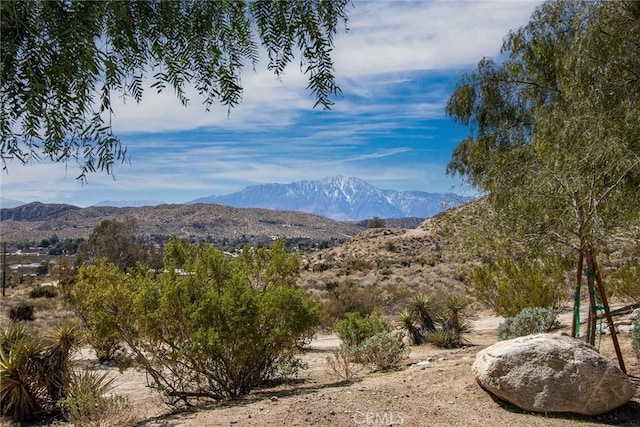 view of mountain feature