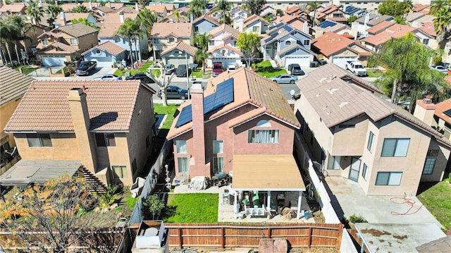 birds eye view of property featuring a residential view