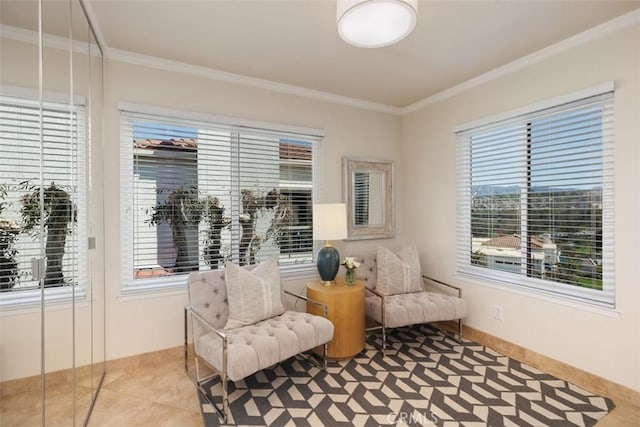 22364 Manacor Unit 9, Mission Viejo, CA 92692 - living area featuring ornamental molding