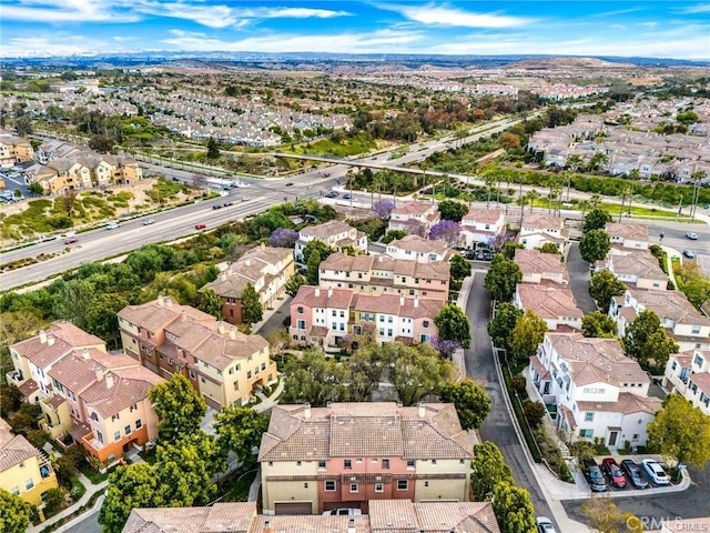 bird's eye view featuring a residential view