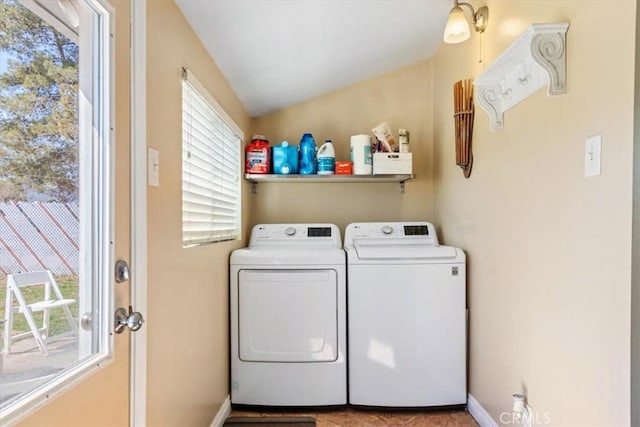 5238 W W Ave L6, Lancaster, CA 93536 - laundry area featuring washer and clothes dryer and baseboards