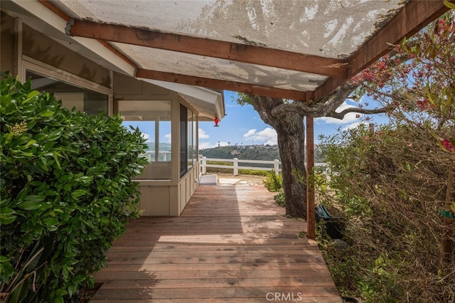 31711 Crystal Sands Dr, Laguna Niguel, CA 92677 - wooden deck featuring a sunroom