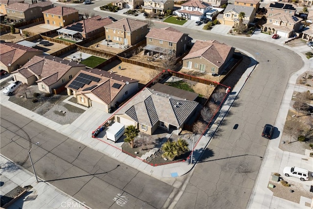 drone / aerial view featuring a residential view