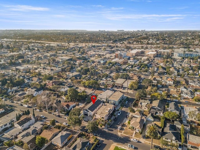 bird's eye view featuring a residential view