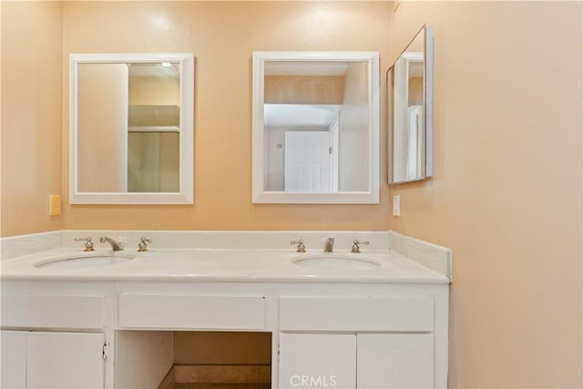 16061 Surprise Ln, Huntington Beach, CA 92649 - bathroom featuring double vanity and a sink