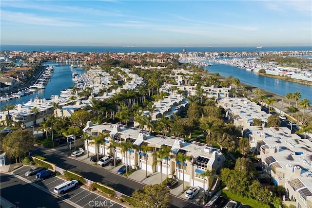 16061 Surprise Ln, Huntington Beach, CA 92649 - bird's eye view featuring a water view