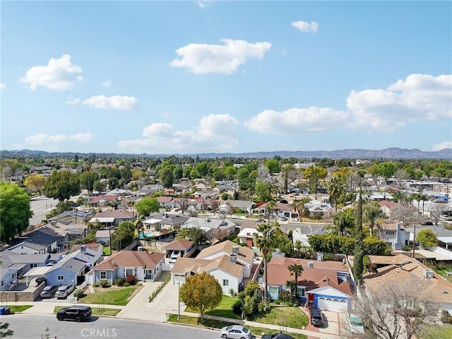 birds eye view of property featuring a residential view