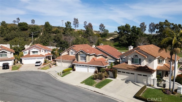 birds eye view of property featuring a residential view