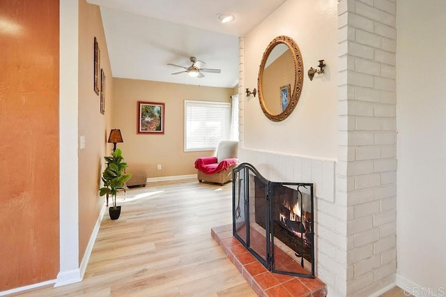 358 Mainsail Rd, Oceanside, CA 92054 - hall with light wood-style flooring and baseboards