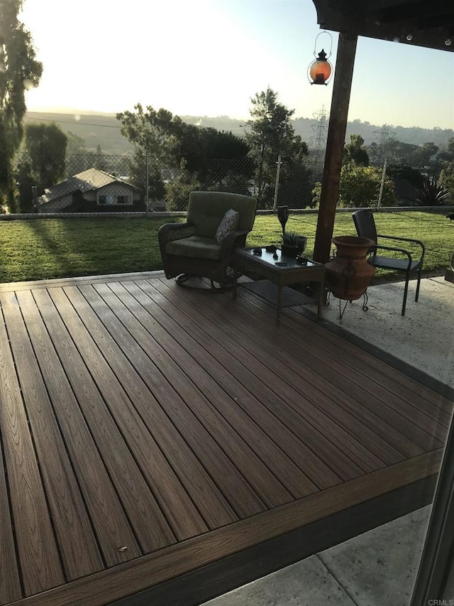 358 Mainsail Rd, Oceanside, CA 92054 - wooden deck with a yard