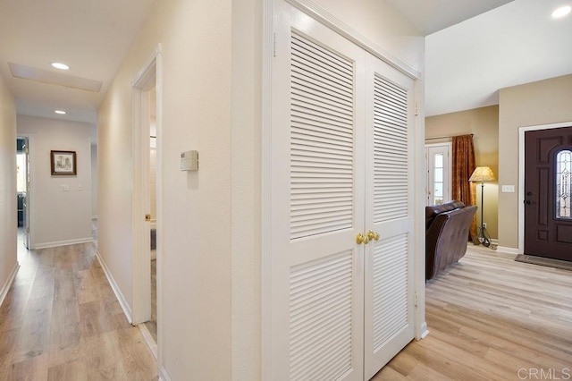 358 Mainsail Rd, Oceanside, CA 92054 - hall with light wood finished floors and recessed lighting
