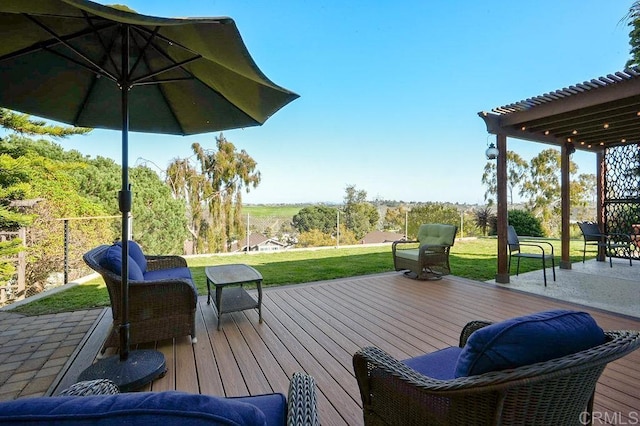 358 Mainsail Rd, Oceanside, CA 92054 - wooden terrace with a lawn