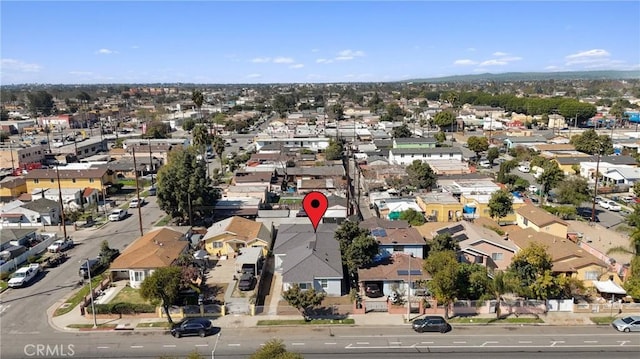 birds eye view of property featuring a residential view