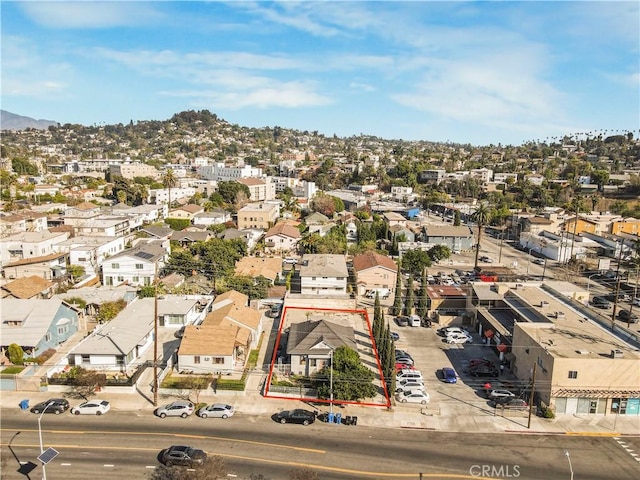 birds eye view of property featuring a residential view