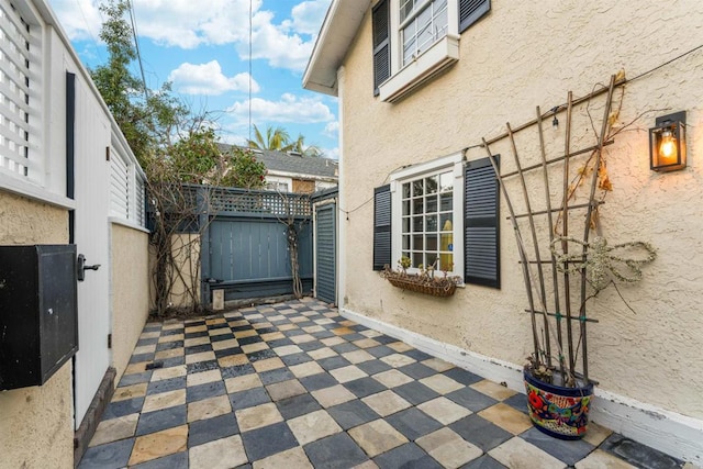 view of patio / terrace with fence