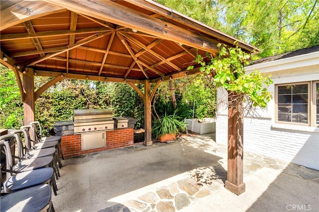 5441 Calvin Ave, Tarzana, CA 91356 - view of patio / terrace with a gazebo, a grill, and area for grilling