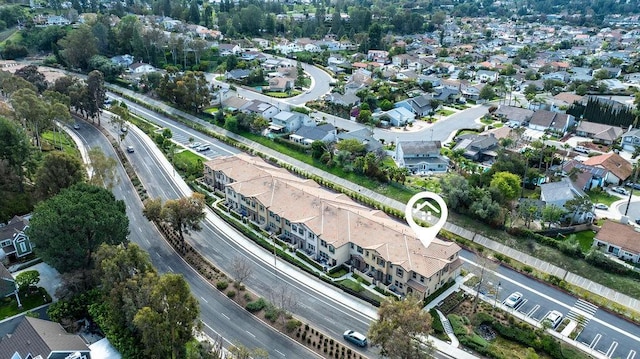 birds eye view of property featuring a residential view