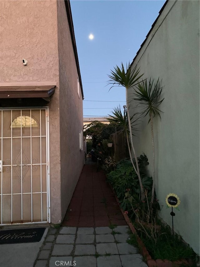 view of property exterior featuring stucco siding