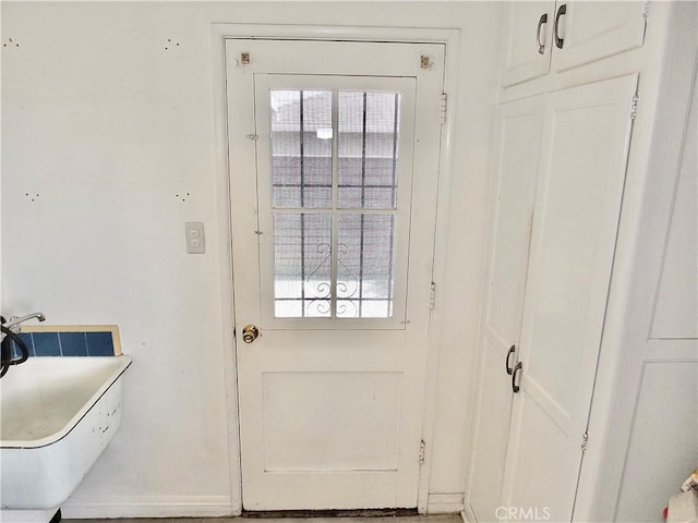 doorway to outside with a wealth of natural light