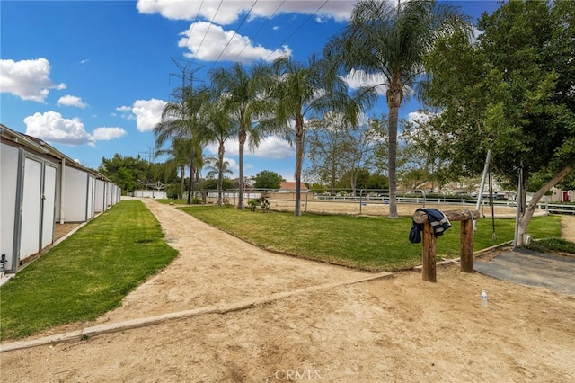 surrounding community with fence