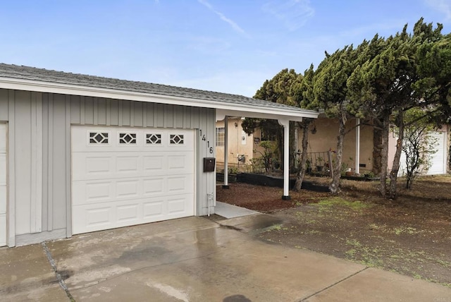 exterior space with driveway