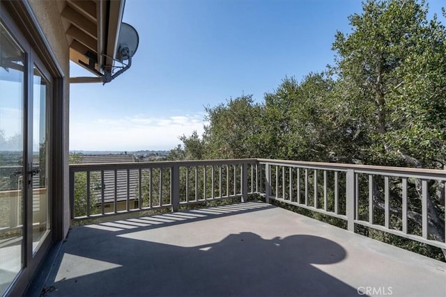 balcony featuring a patio