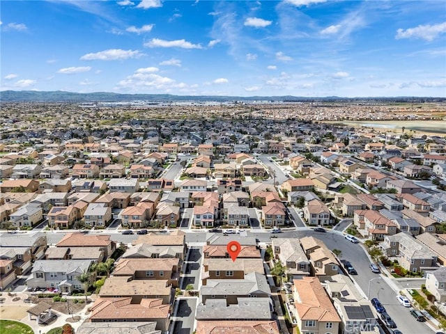 bird's eye view featuring a residential view