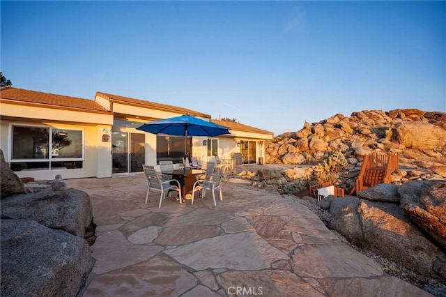 60125 Carrizo Rd, Mountain Center, CA 92561 - view of patio / terrace featuring outdoor dining space