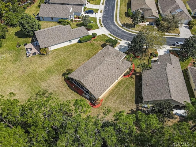 birds eye view of property featuring a residential view