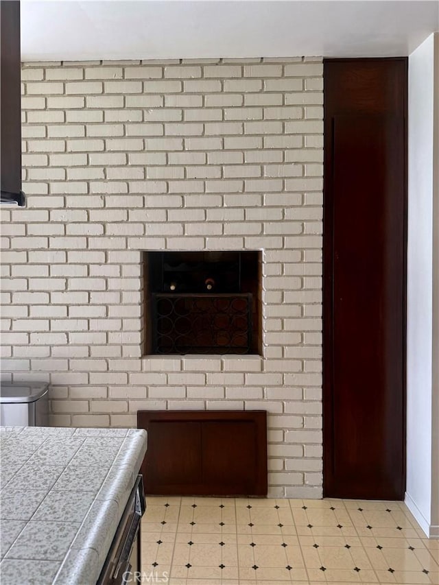 details with tile patterned floors