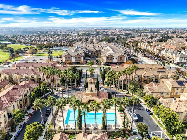 drone / aerial view featuring a residential view