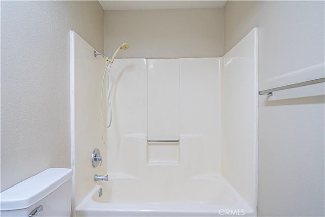 full bath featuring shower / bathing tub combination and toilet