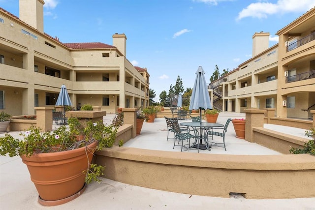 view of patio / terrace featuring outdoor dining area