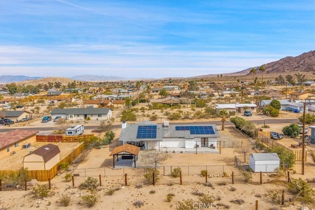 7068 Eucalyptus Ave Unit 29, Palms, CA 92277 - aerial view of residential area featuring a mountainous background