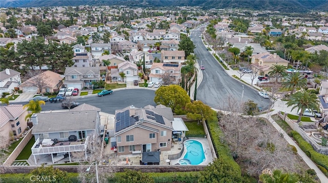 birds eye view of property featuring a residential view