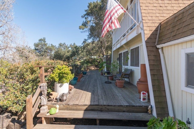 view of deck