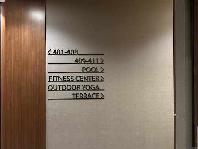 view of room details