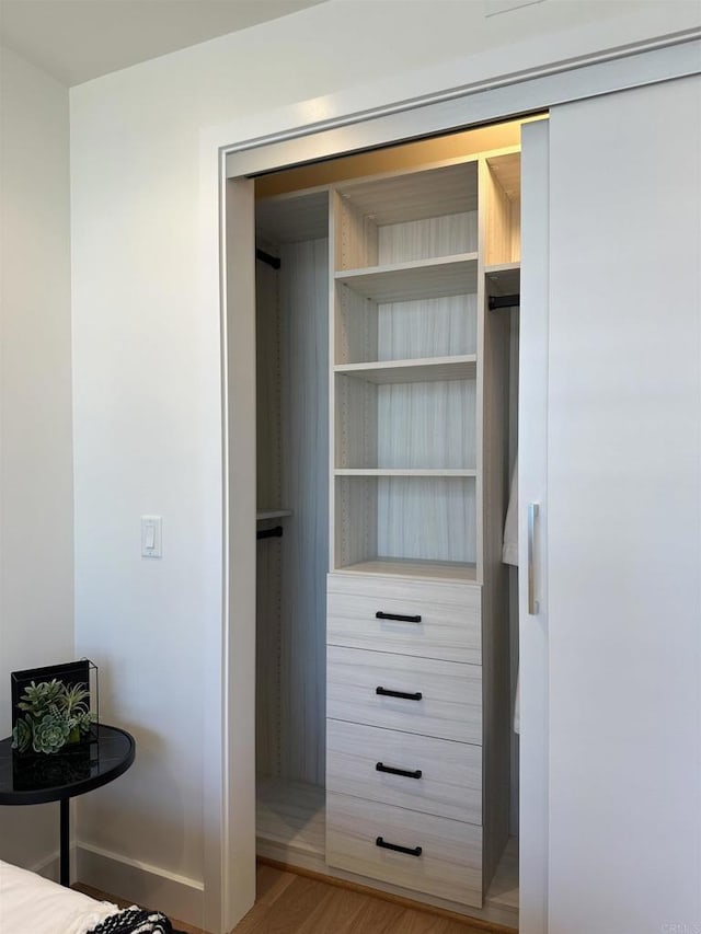 view of closet